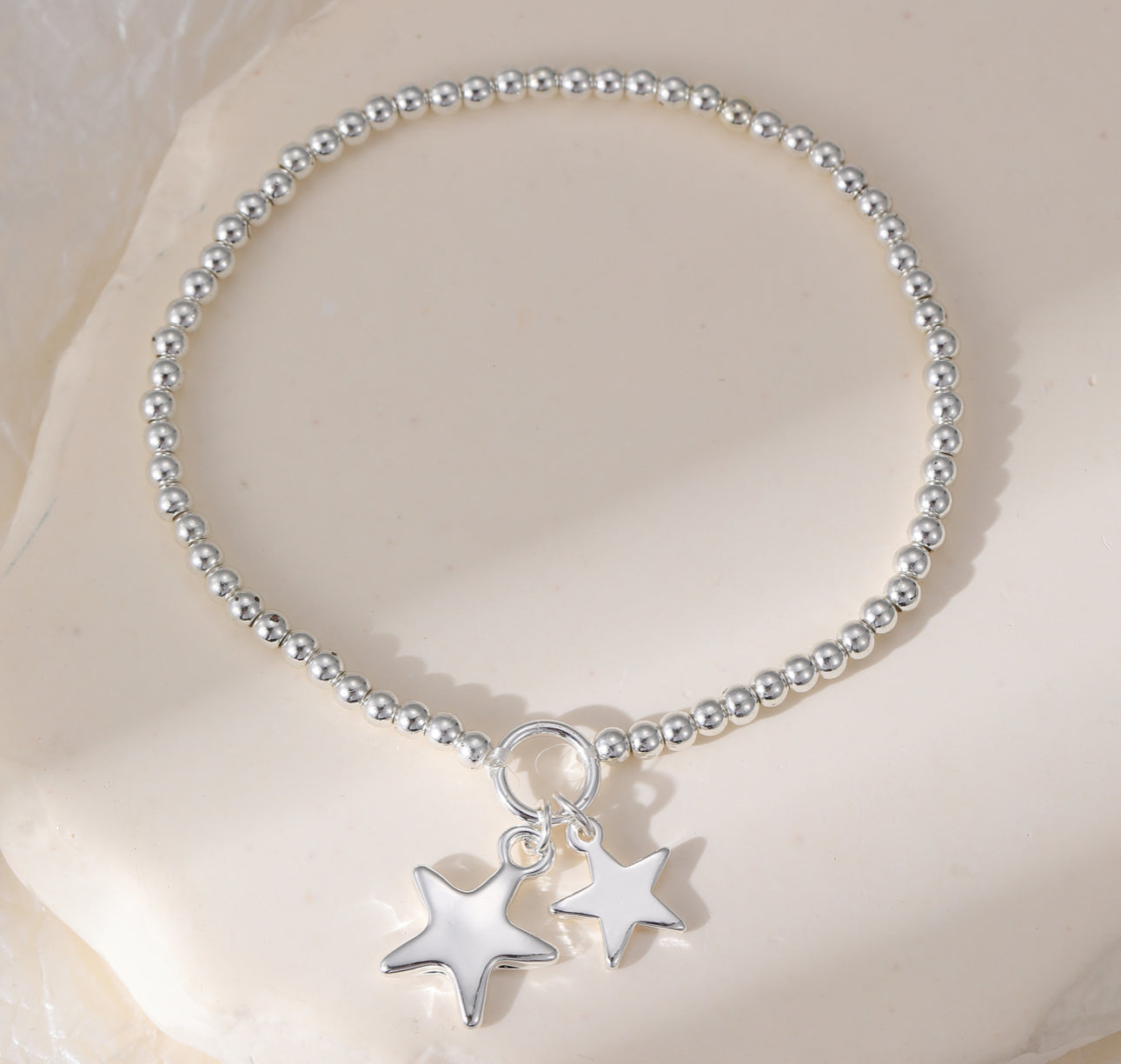 Double Star Charm Bracelet - last one