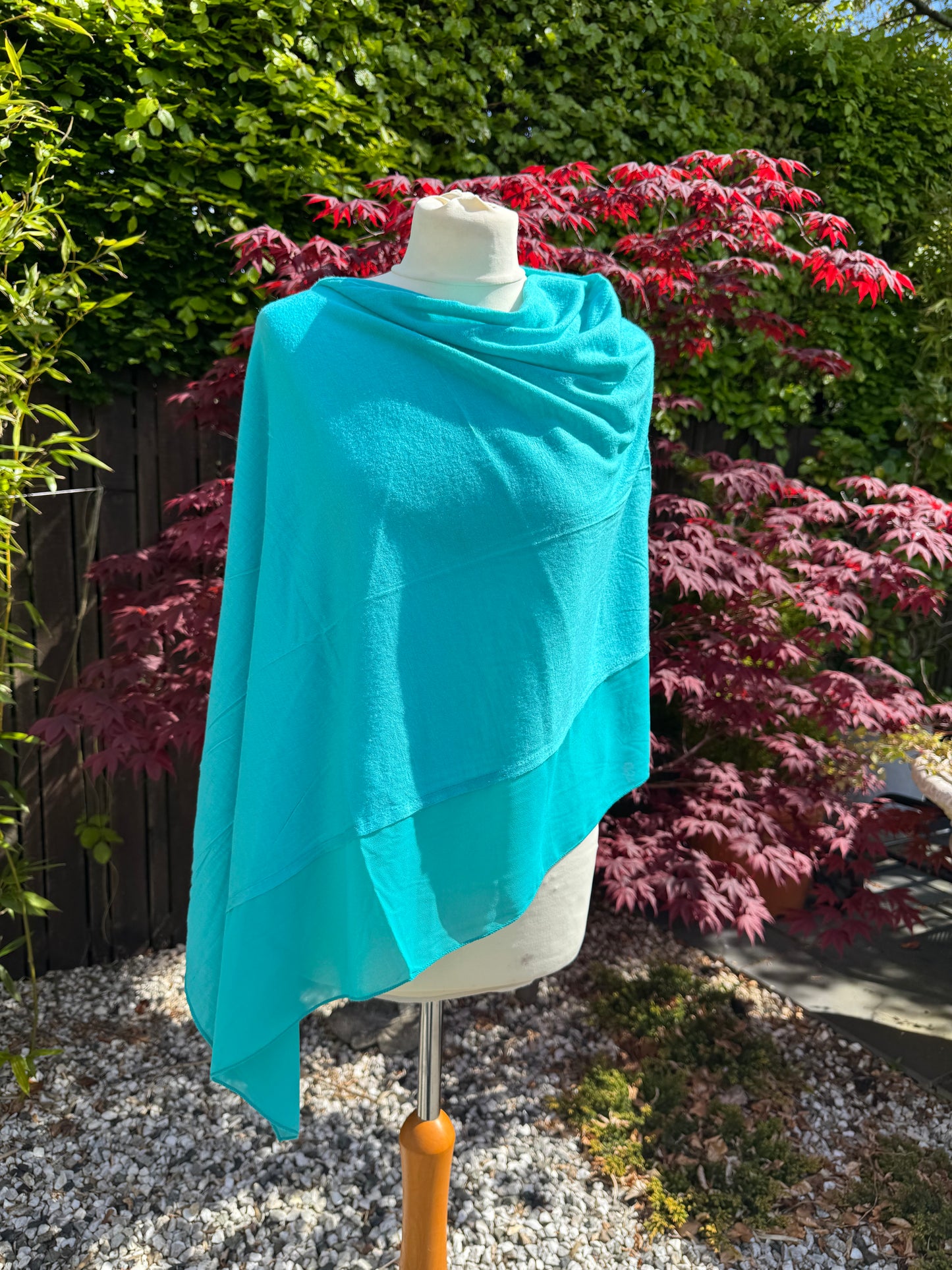 Lightweight Chiffon Edge Poncho