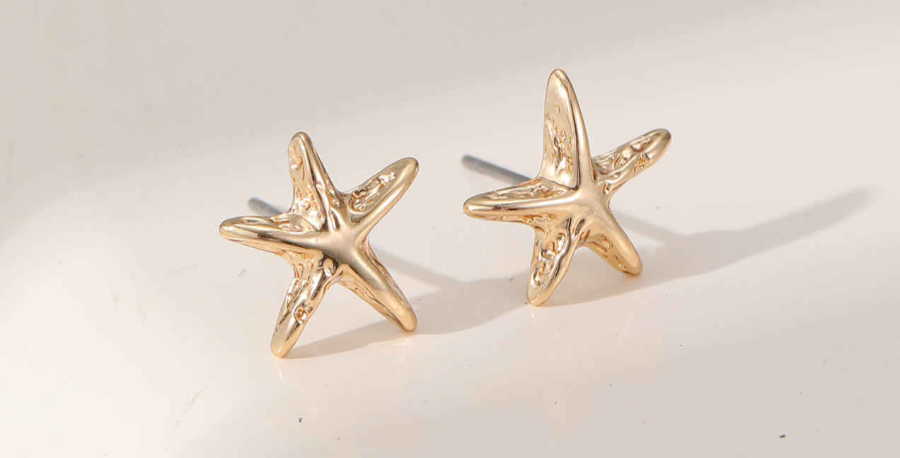 Starfish Stud Earrings