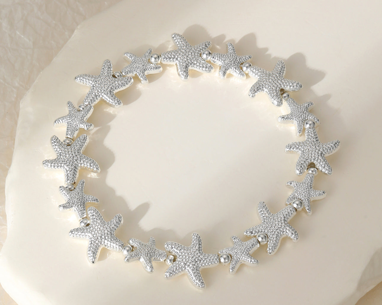 Solid Starfish Bracelet - Ocean Theme