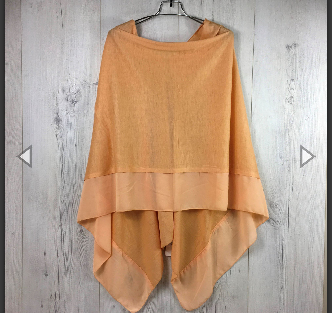 Lightweight Chiffon Edge Poncho