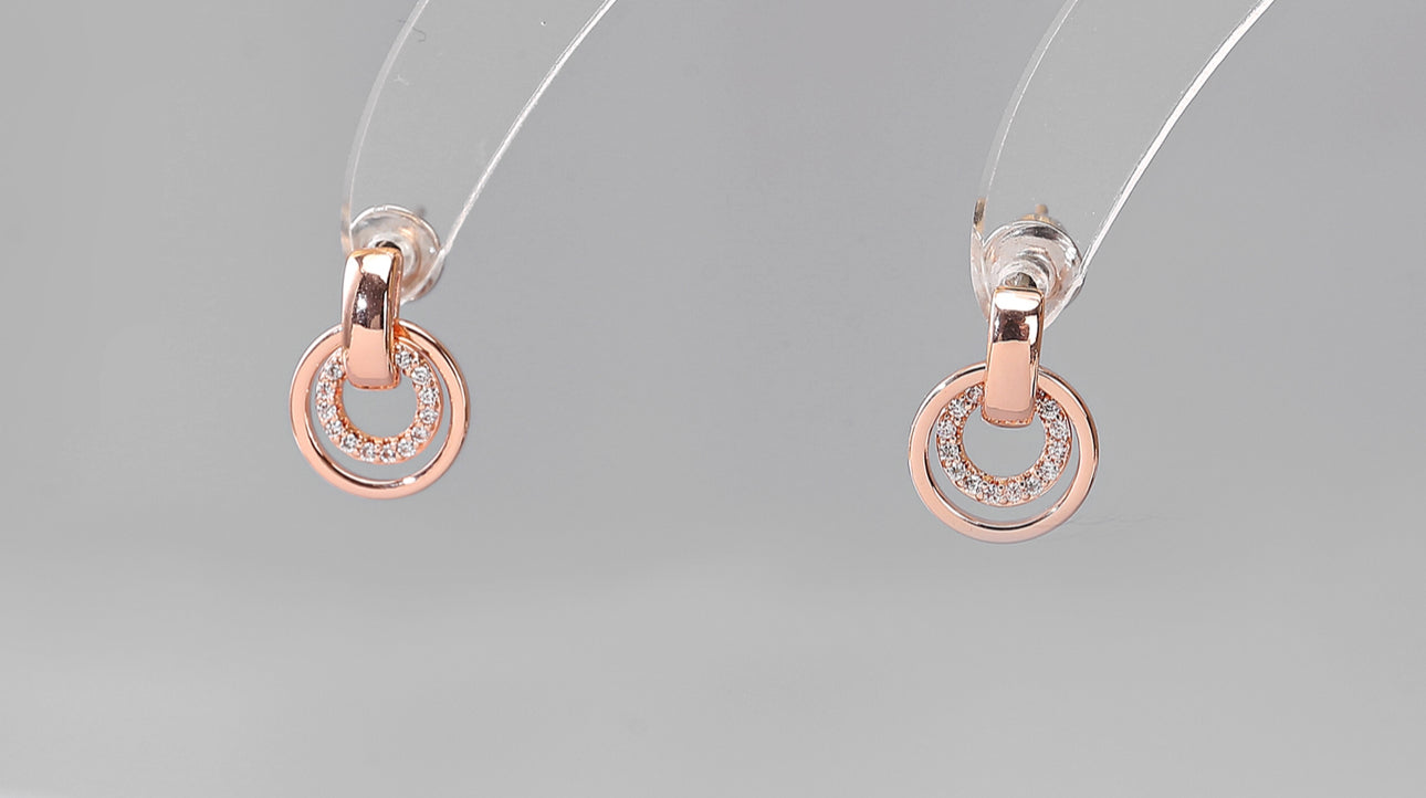 Rose Gold Mini Hoop Stud