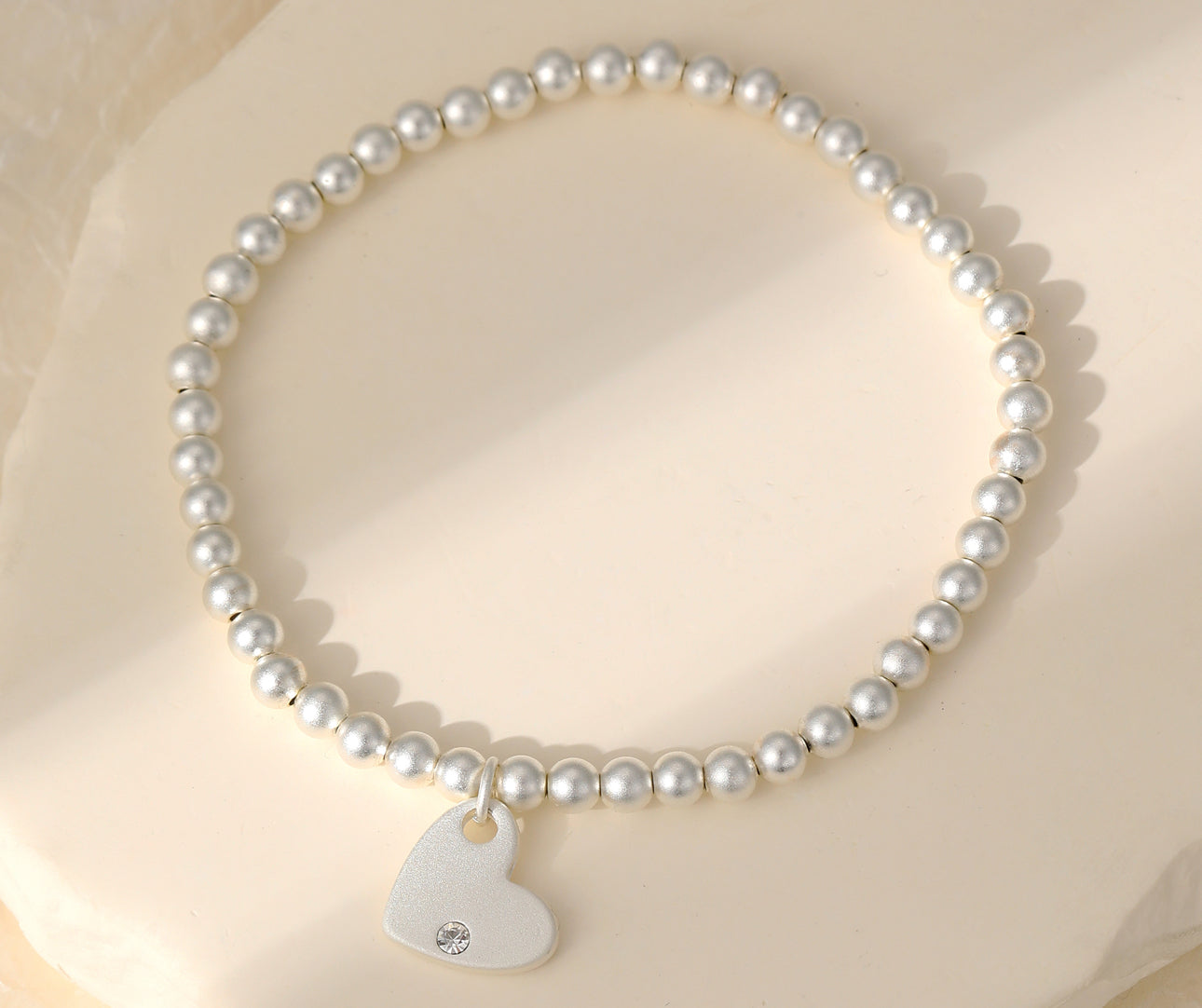 Heart with Diamonte Bracelet