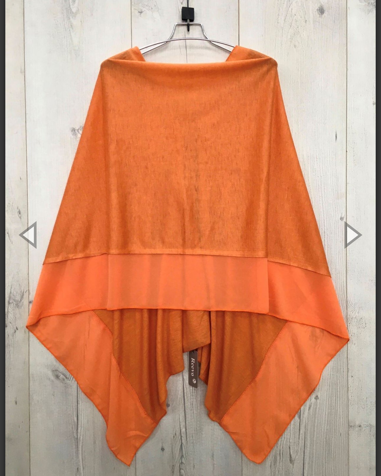 Lightweight Chiffon Edge Poncho
