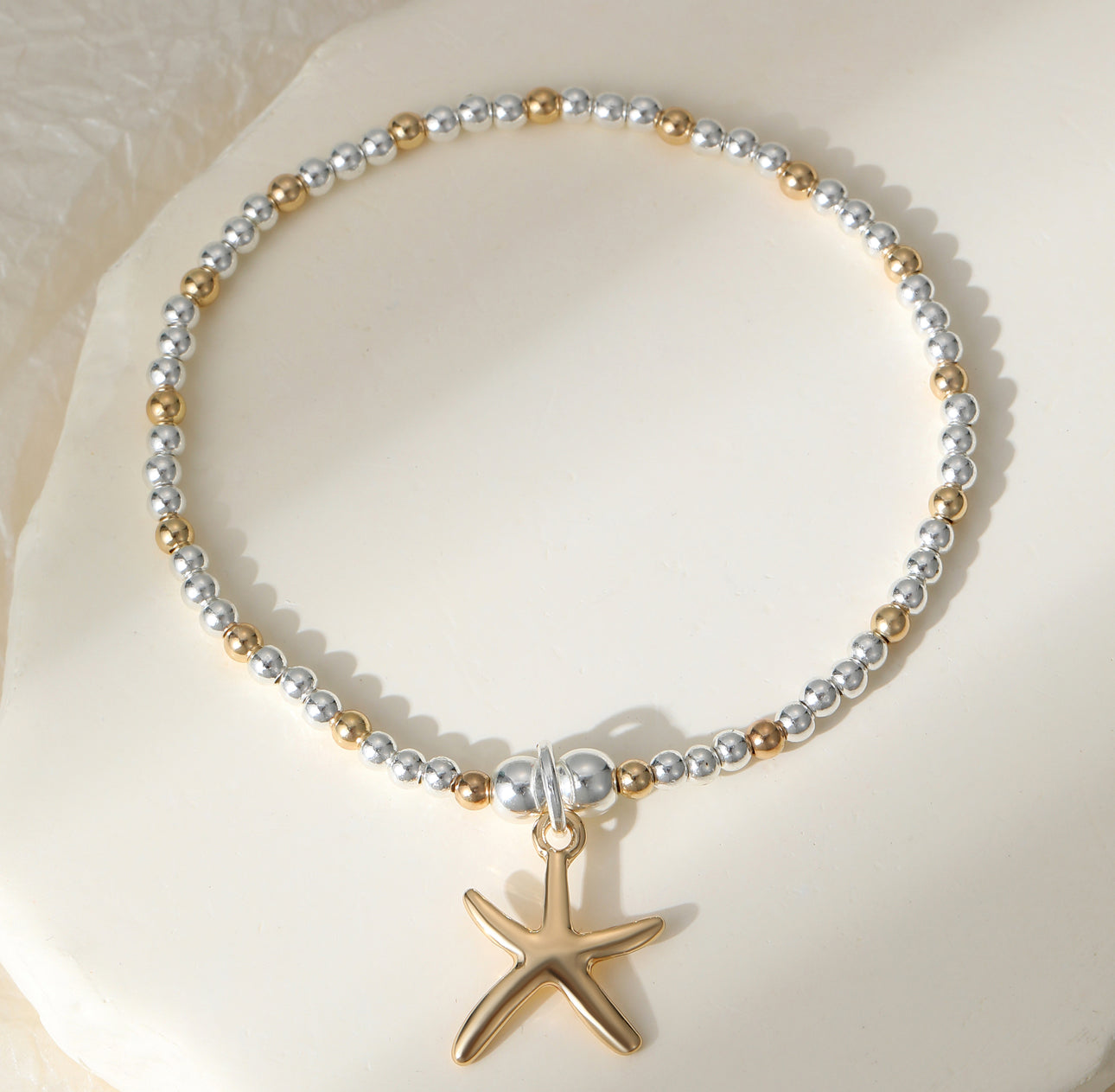 Starfish Plain Bracelet- Ocean Theme