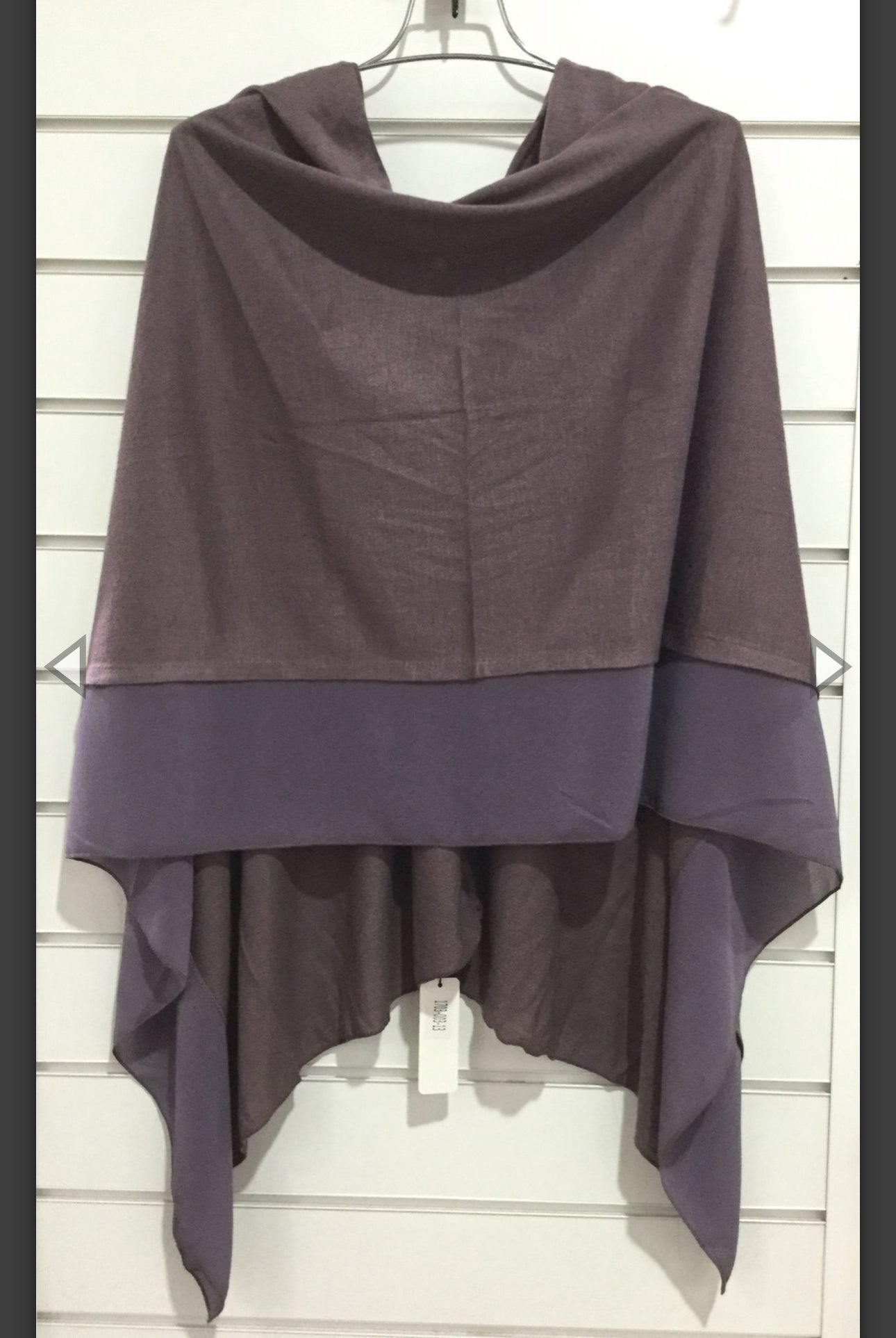 Lightweight Chiffon Edge Poncho