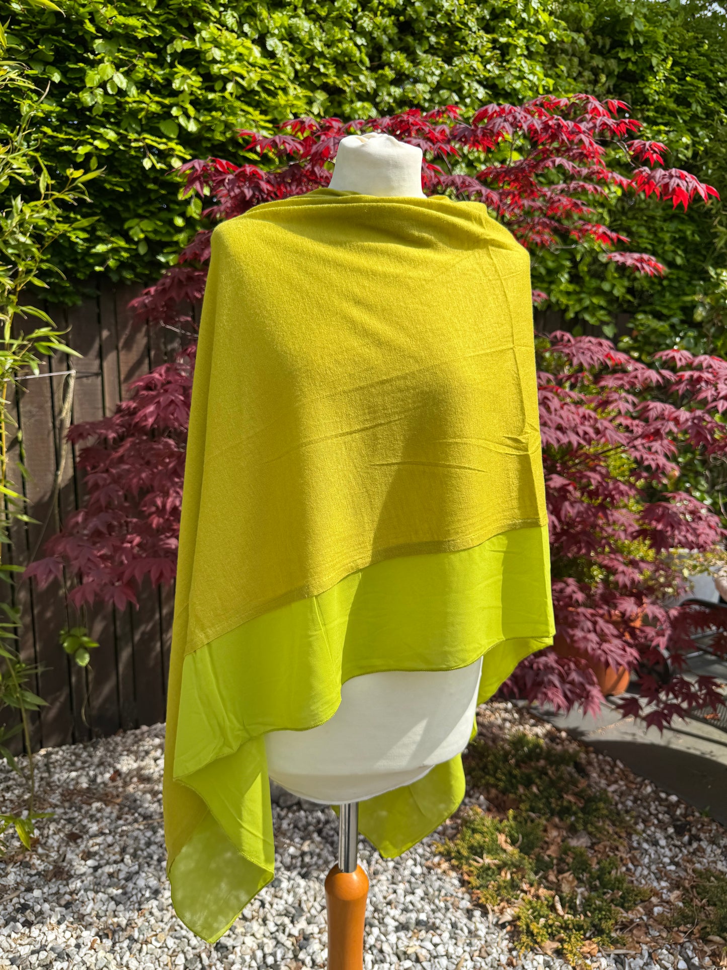 Lightweight Chiffon Edge Poncho