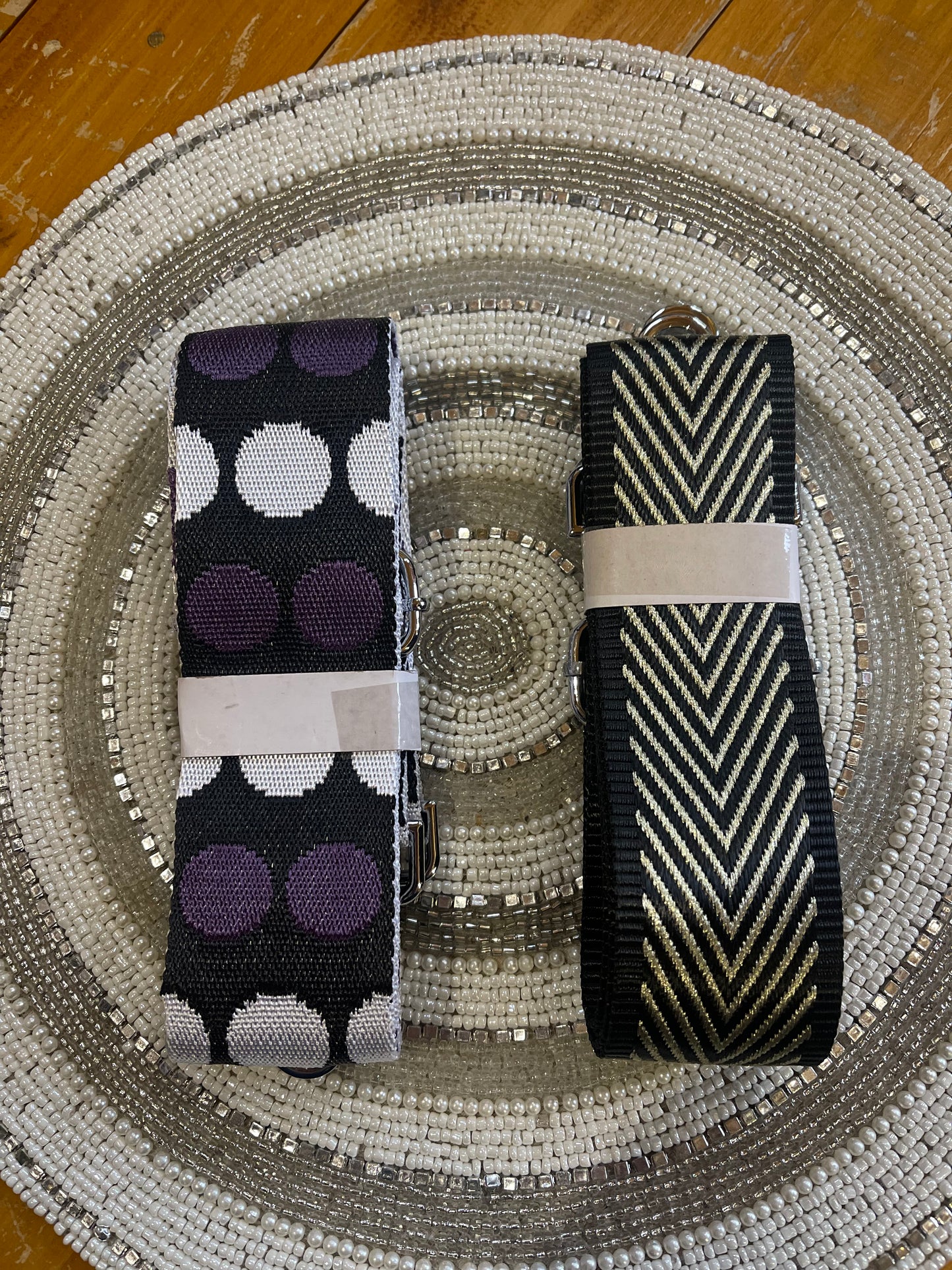 Bag Straps- Silver Hardware