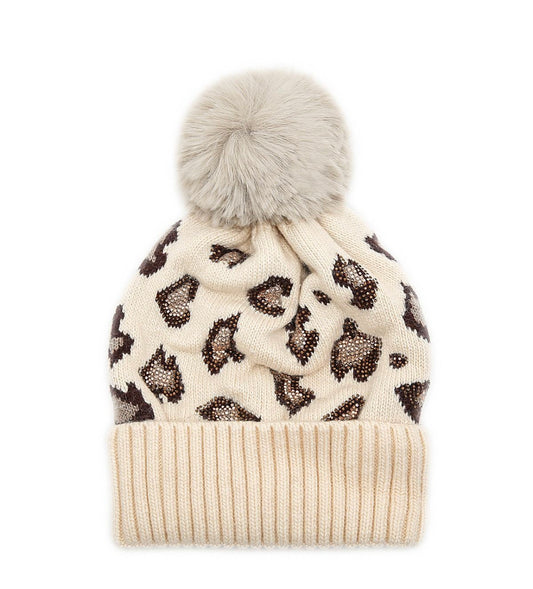 **SALE** Leopard Wool Hat