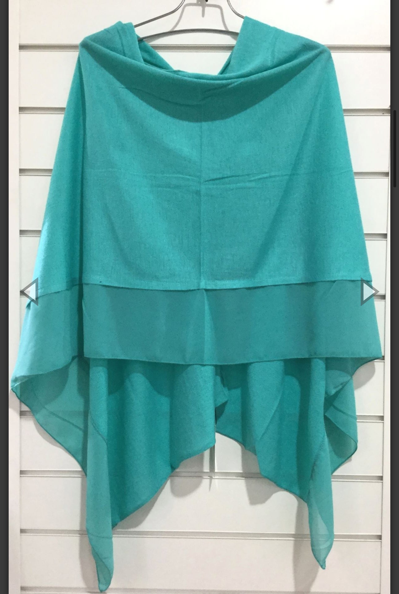 Lightweight Chiffon Edge Poncho