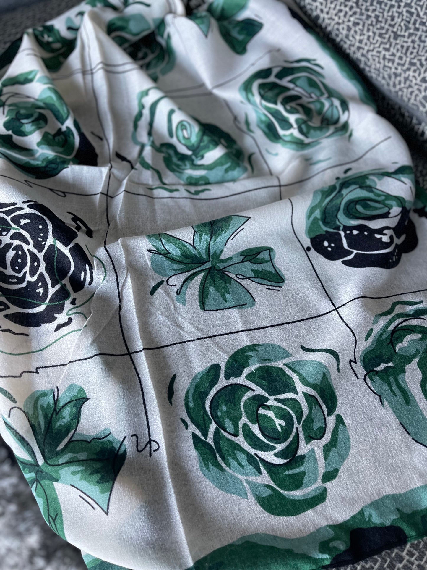 Floral Rose Scarf