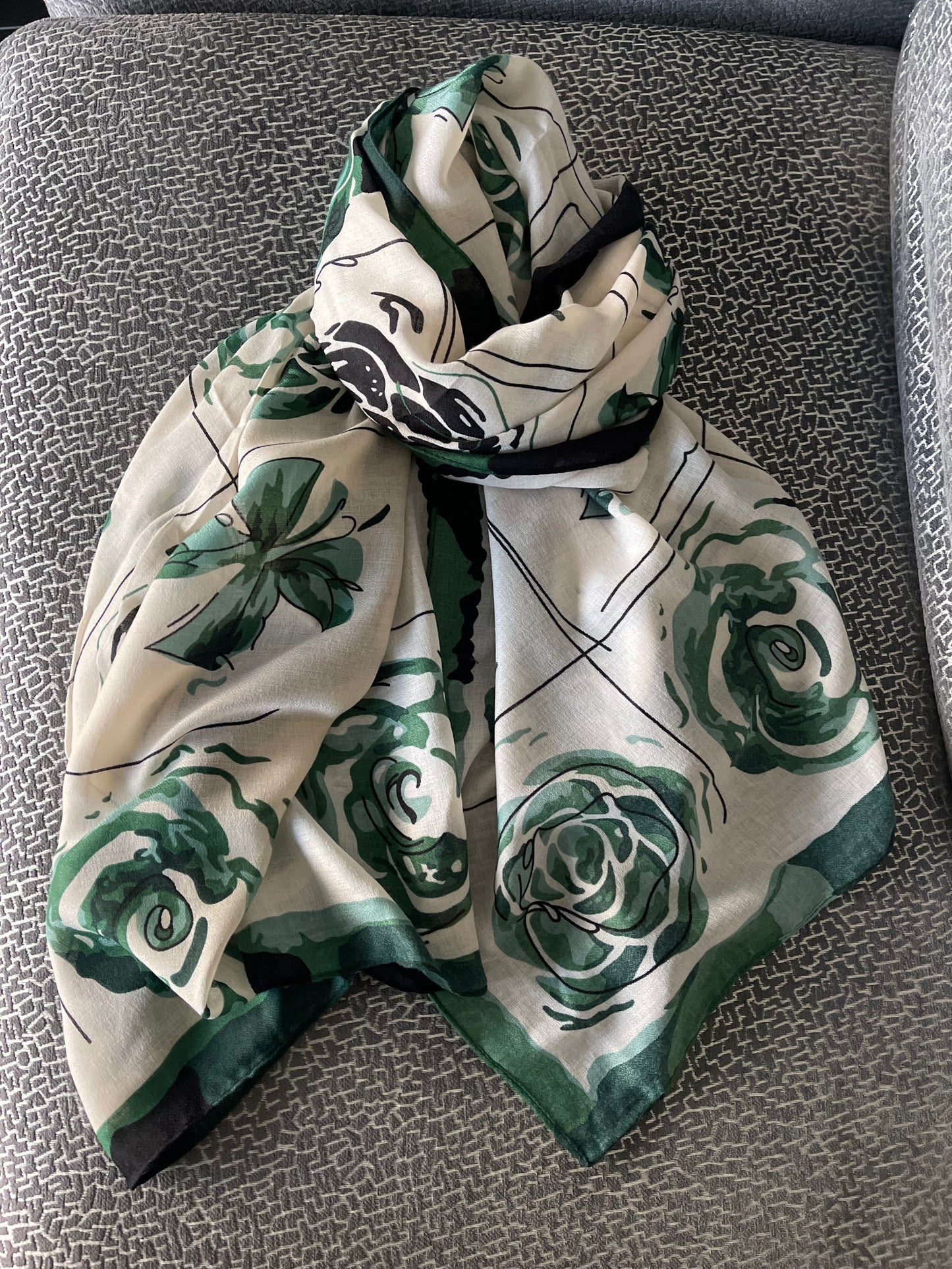 Floral Rose Scarf