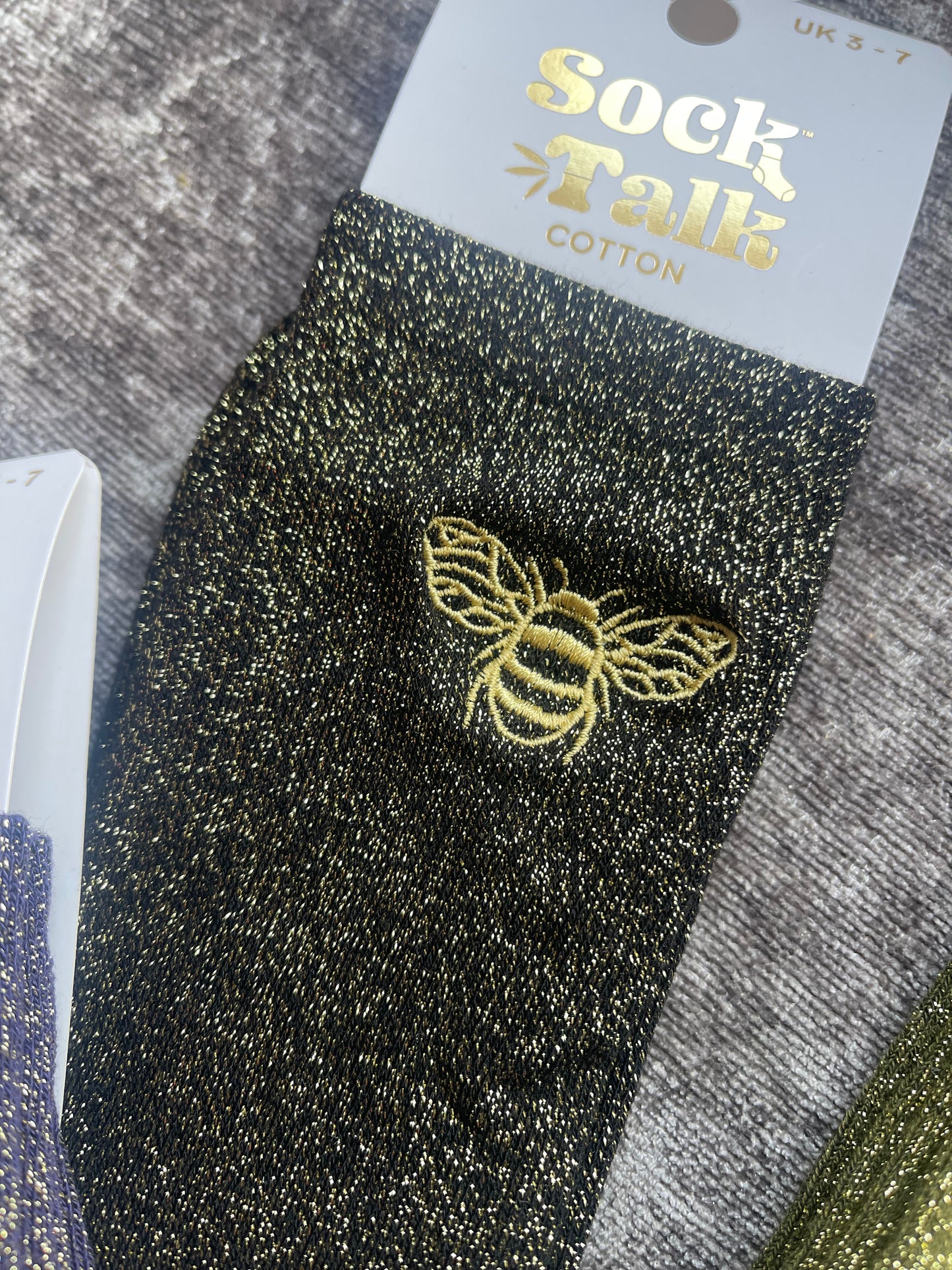 Sparkle Bee Socks
