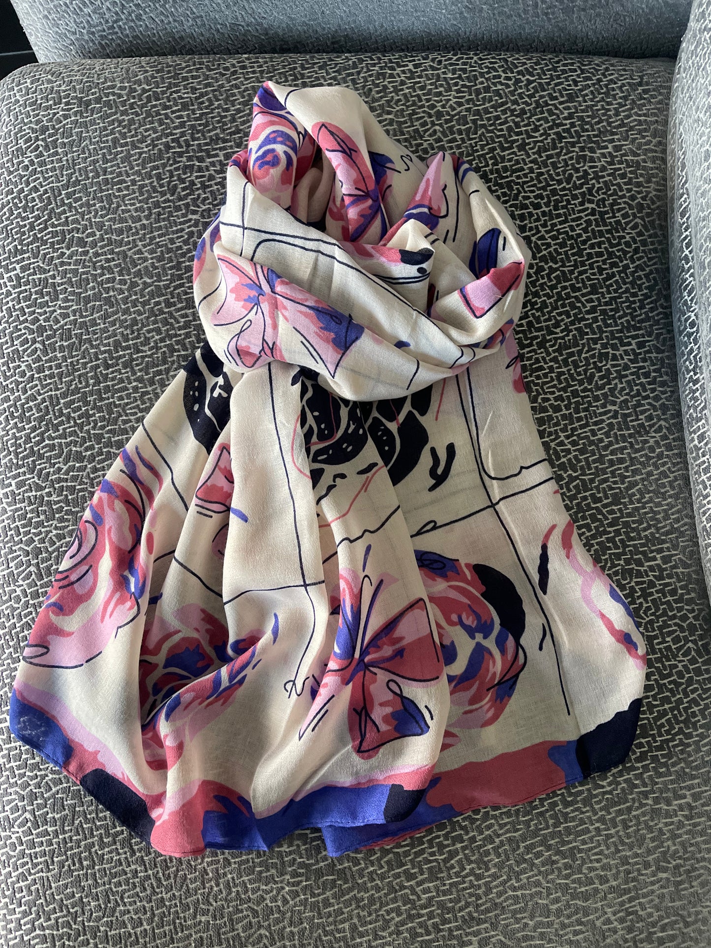 Floral Rose Scarf