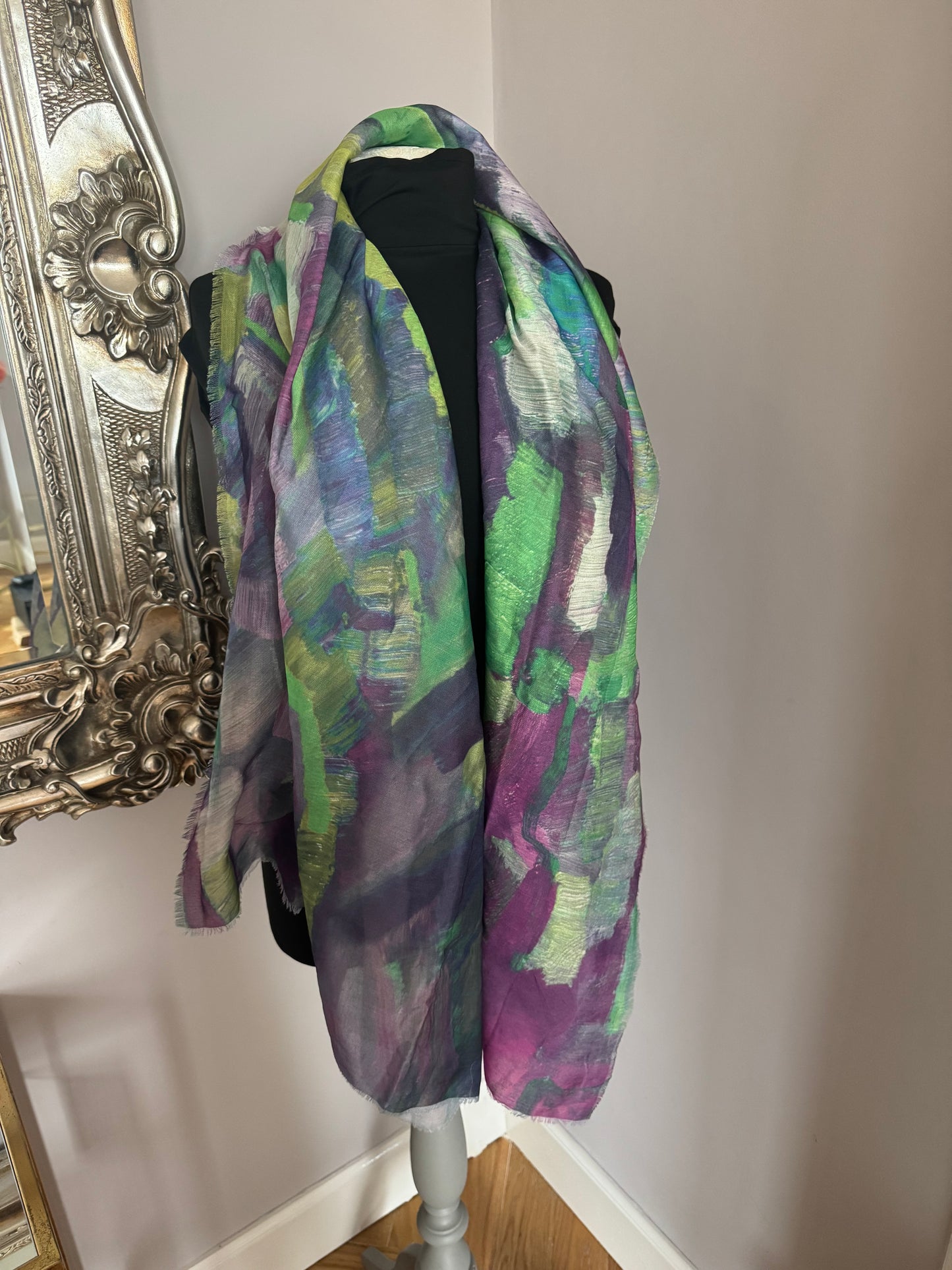 Abstract Brushed Scarf