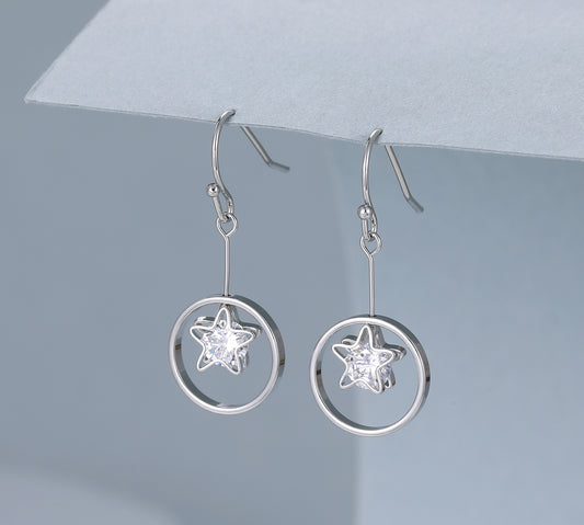 Star Drop Earrings