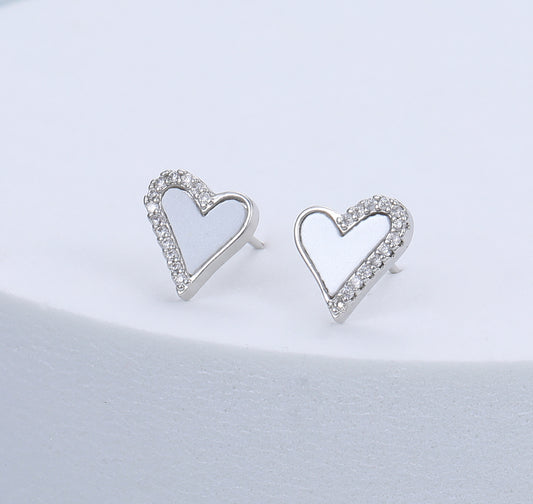 Heart Stud Earrings