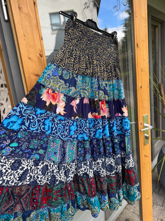 Patterned Maxi Skirt