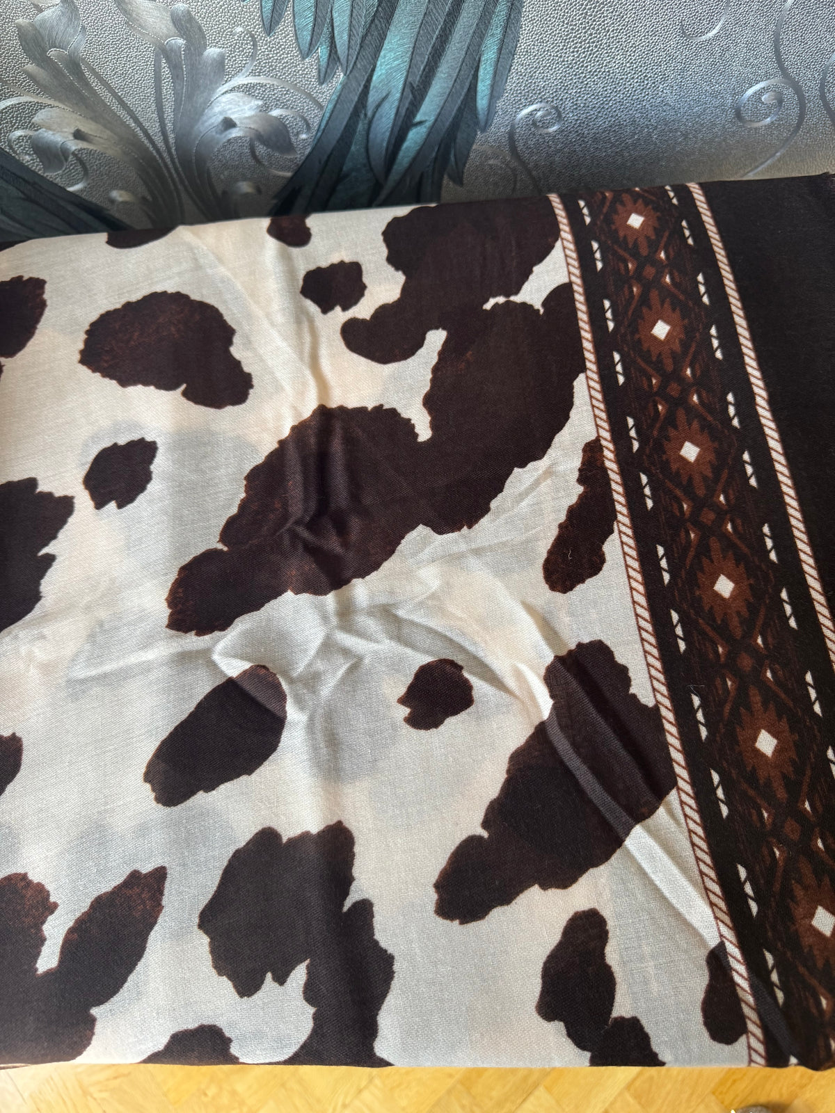 Cow Print Scarf