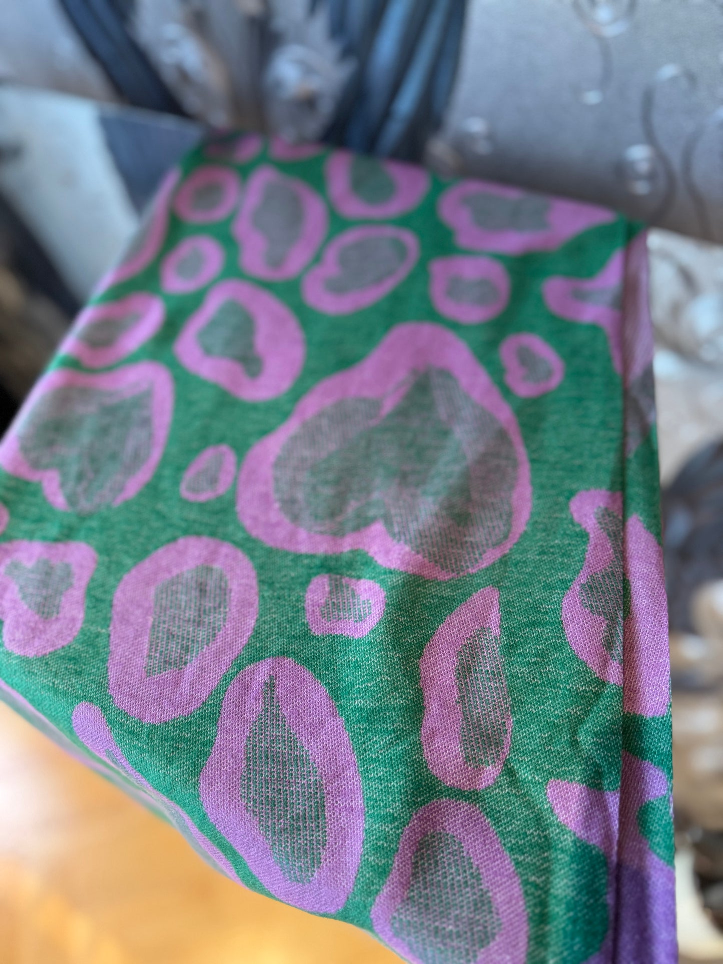 Bold Animal Print Scarf