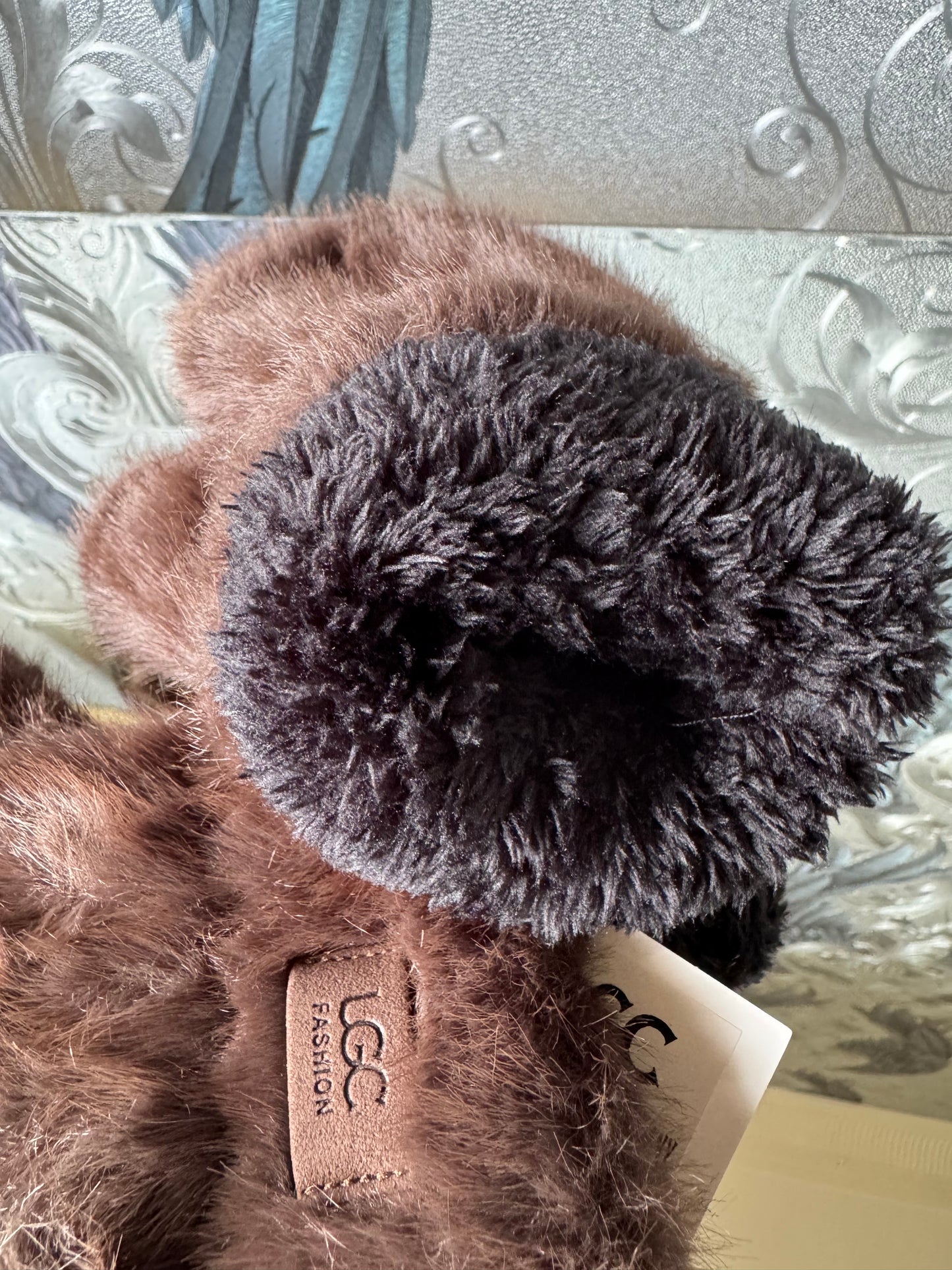 Faux Fur Mittens
