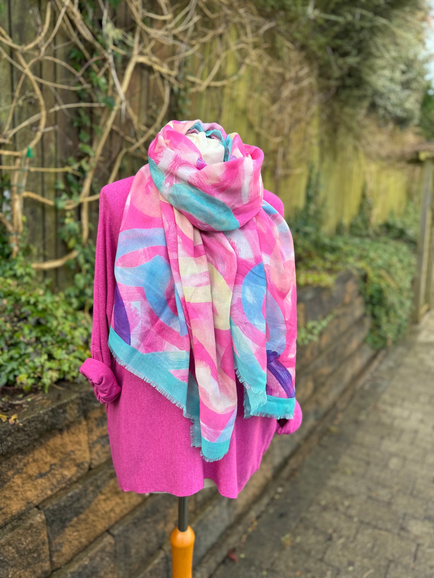 Brushed Heart Scarf