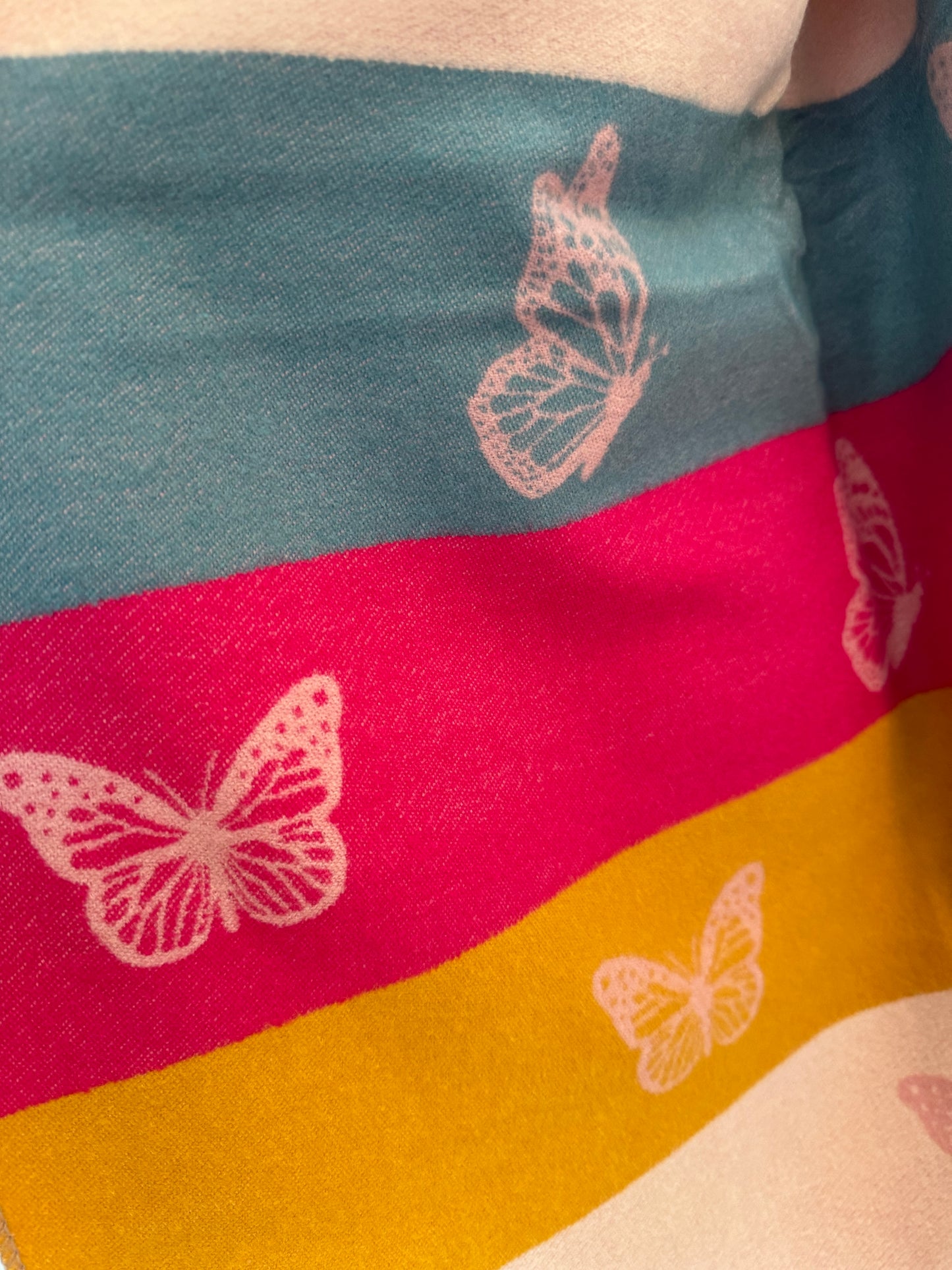 Flutterby Butterfly Reversible Scarf