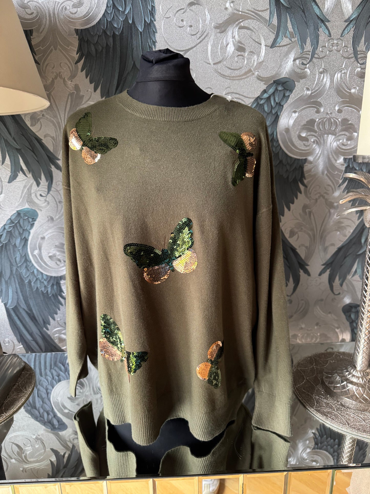 Sequin Butterfly Jumper