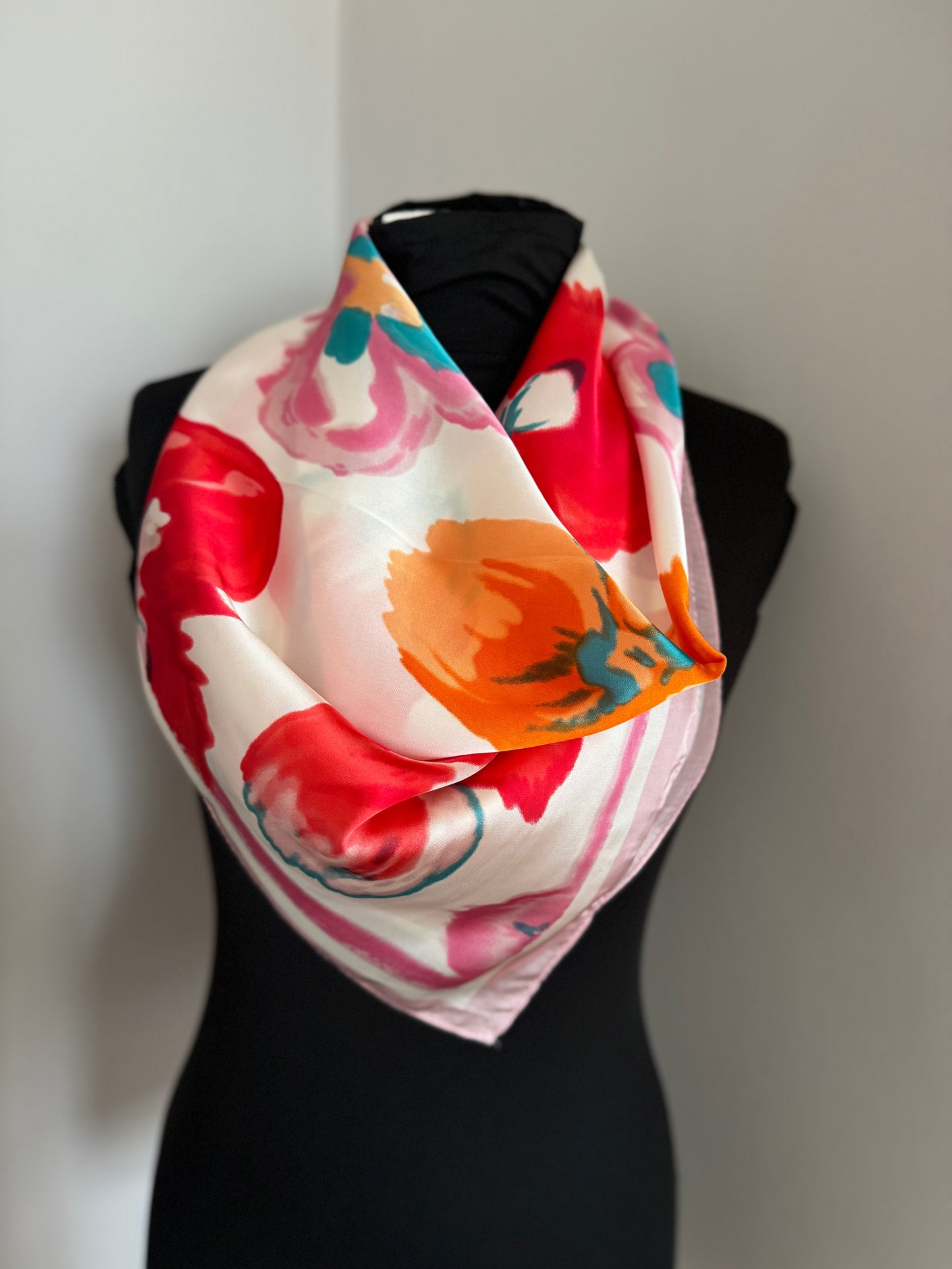 70cm x 70cm Square Silky Scarf