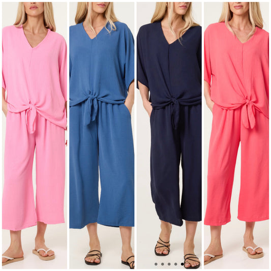 Tie Front Co-ord Set