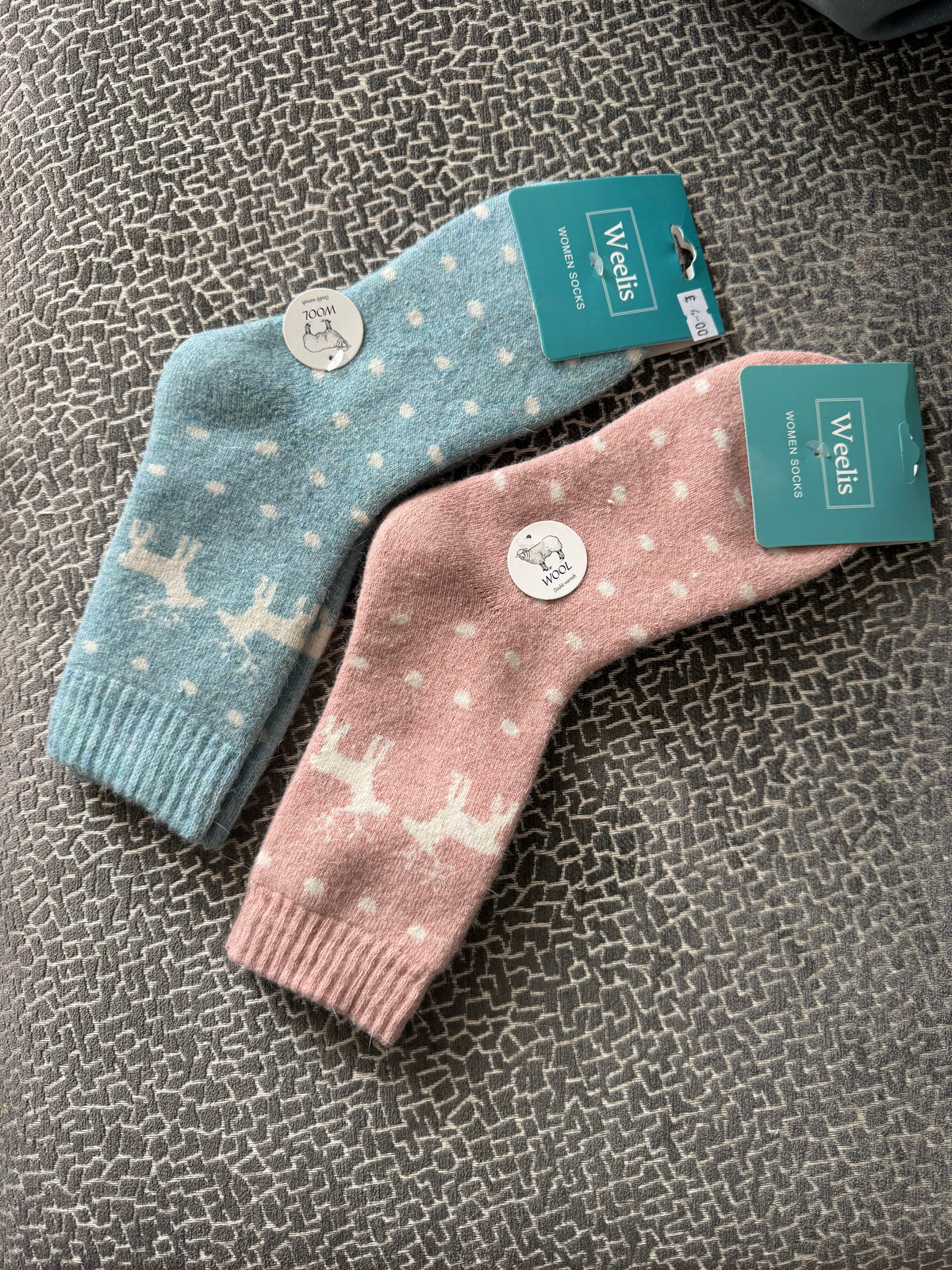 Reindeer Wooly Sock