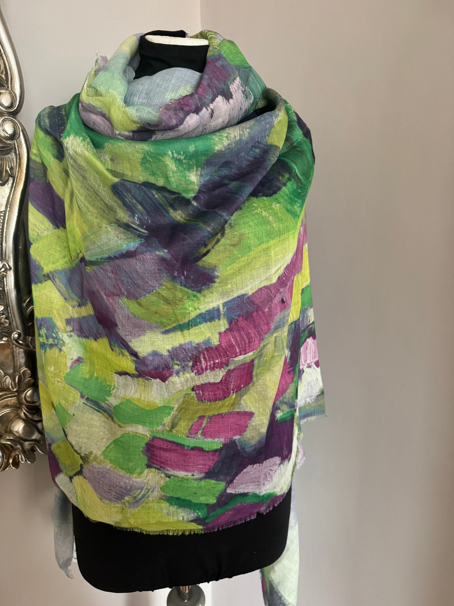 Abstract Brushed Scarf