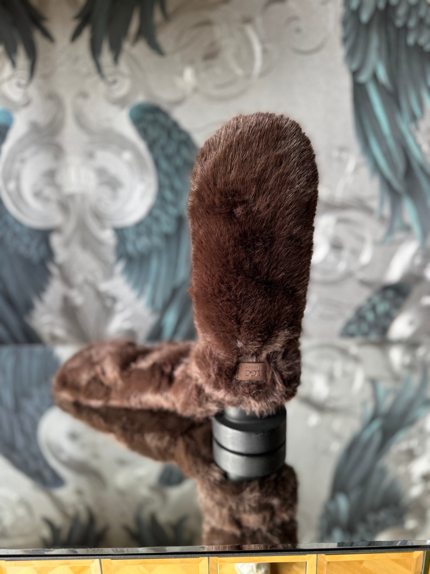 Faux Fur Mittens