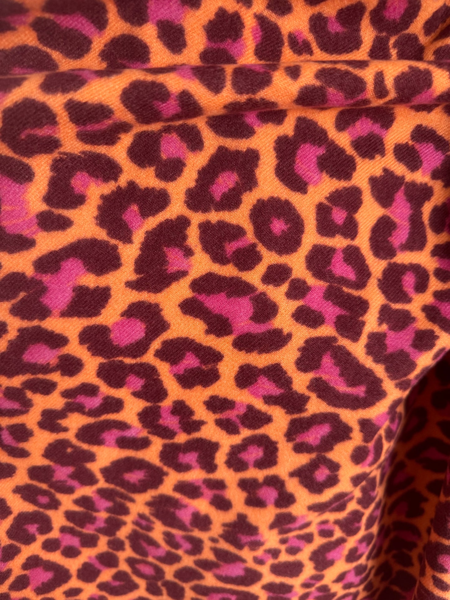 Bold Leopard Print Scarf
