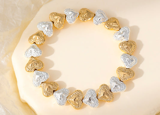 Solid Heart Bracelet