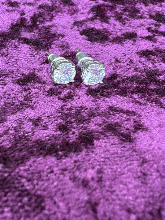 Clear Stud Earrings