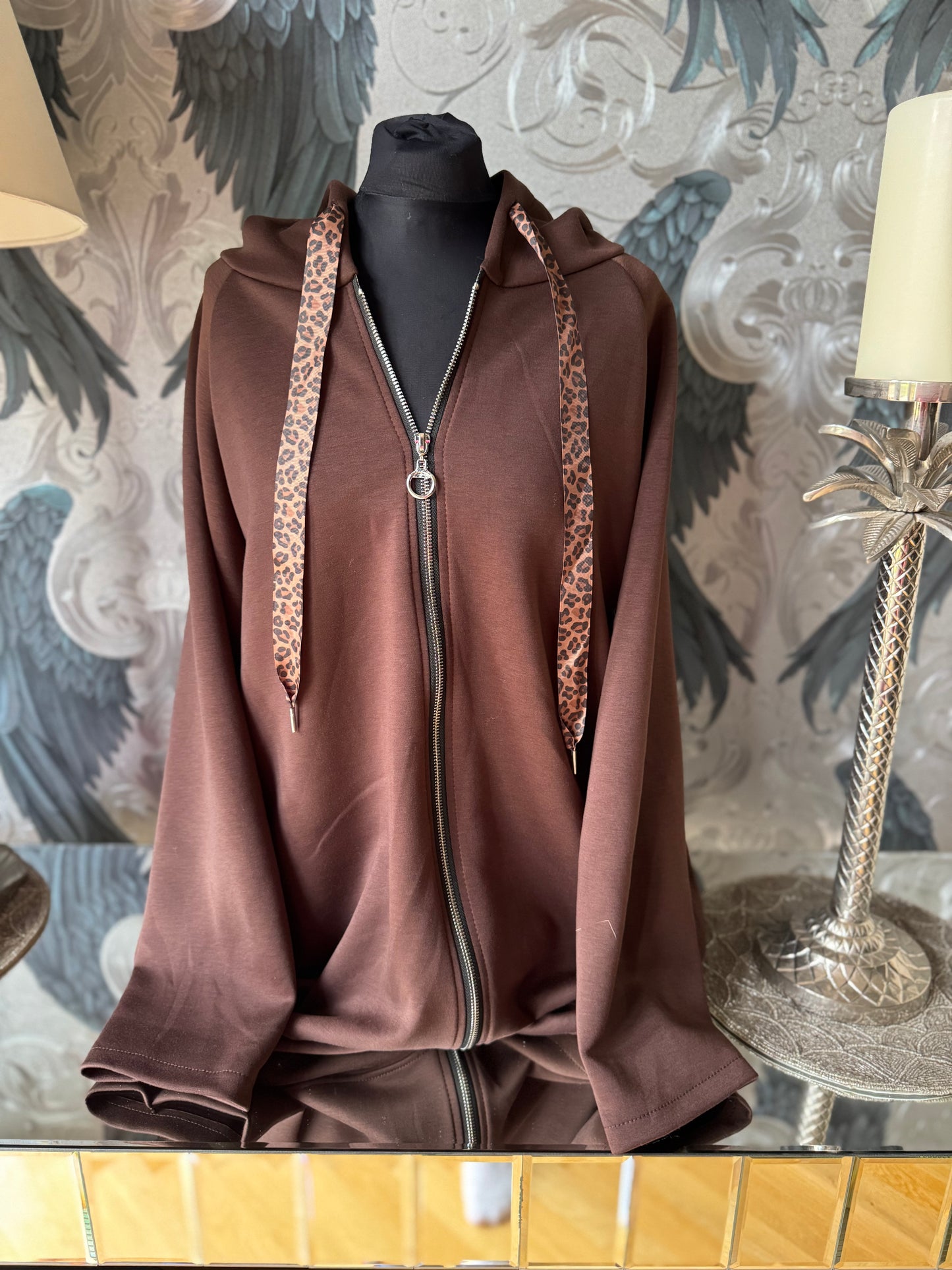 Zipped Hoodie Longer Length