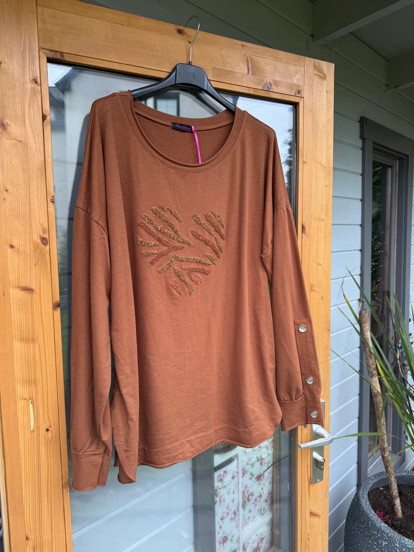 Gold Heart Sweatshirt