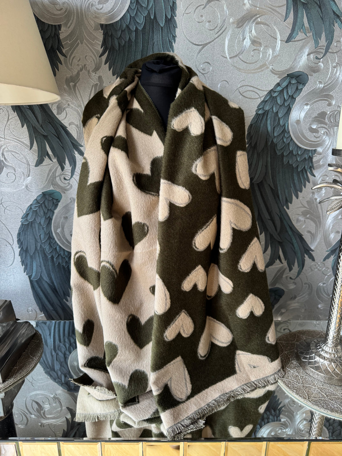 Reversible Love Heart Scarf