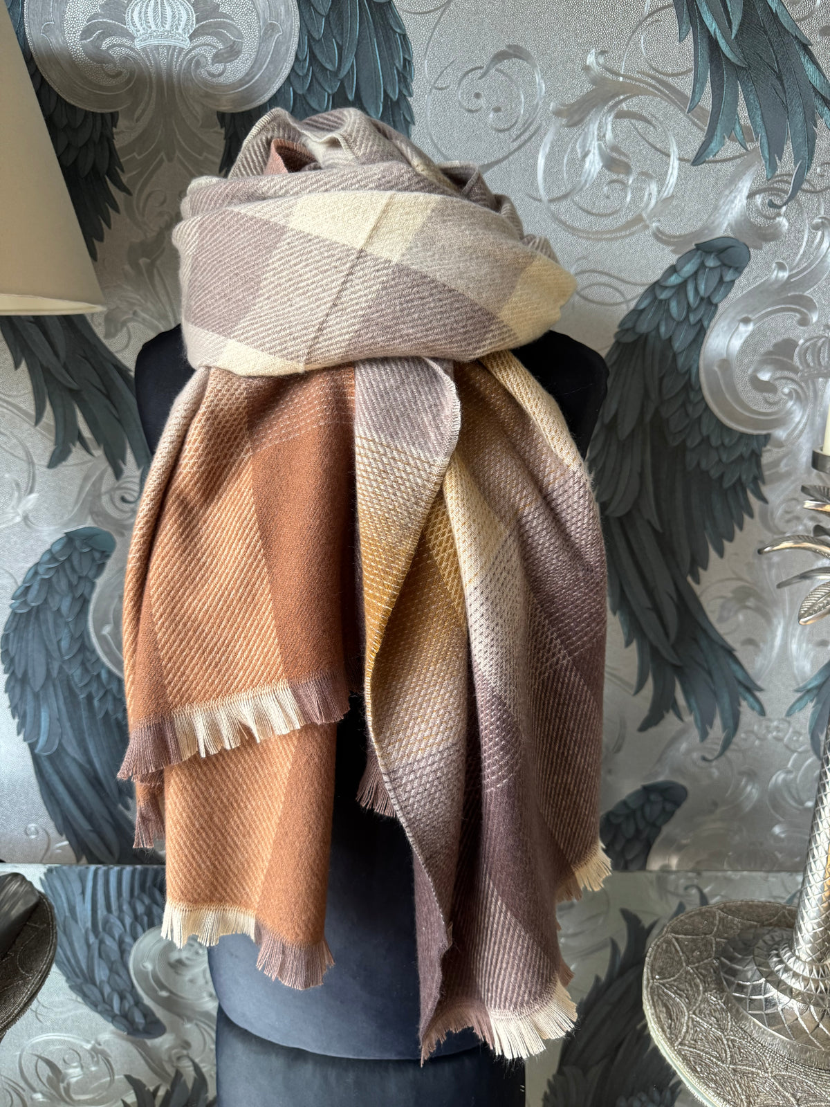 Soft Checked Scarf