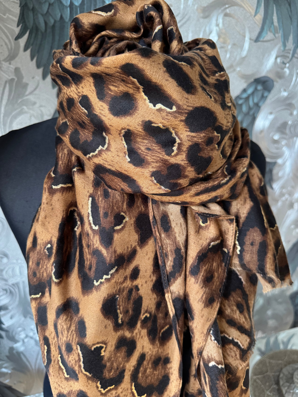 Leopard Print Scarf