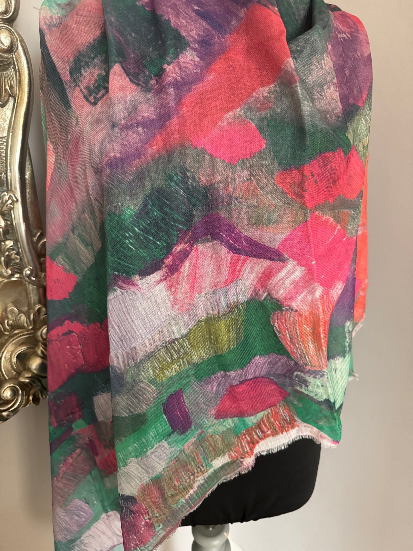 Abstract Brushed Scarf