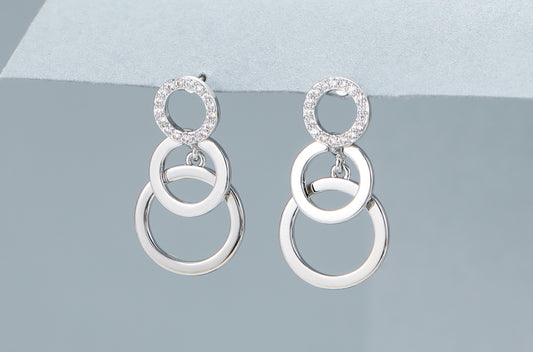 Trio Drop Earrings