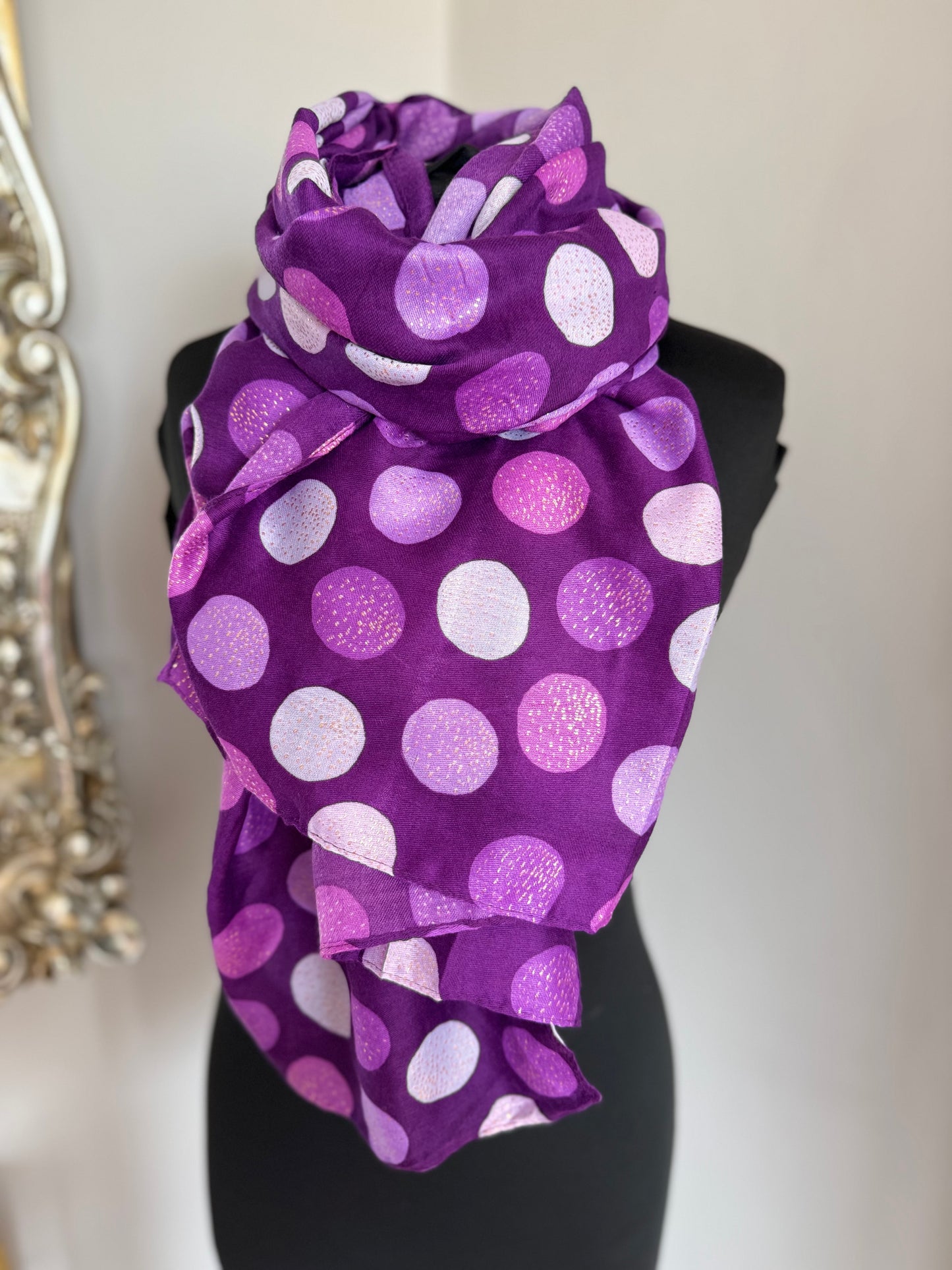 Polka Dot Scarf