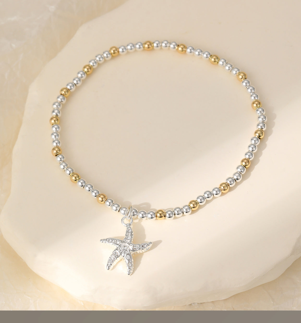 Starfish Sparkle Bracelet - Ocean Theme