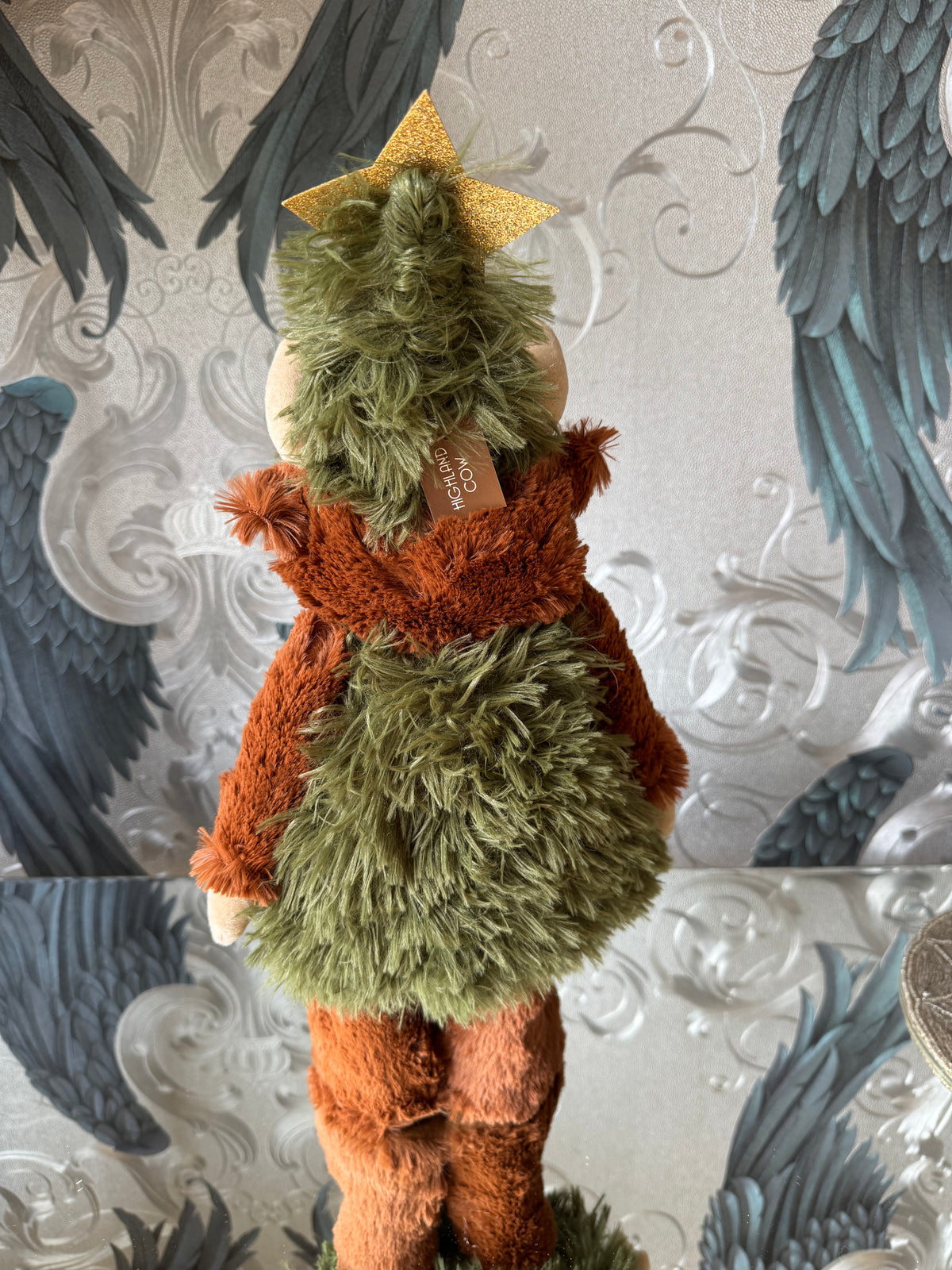 Free standing Highland Coo Christmas Tree