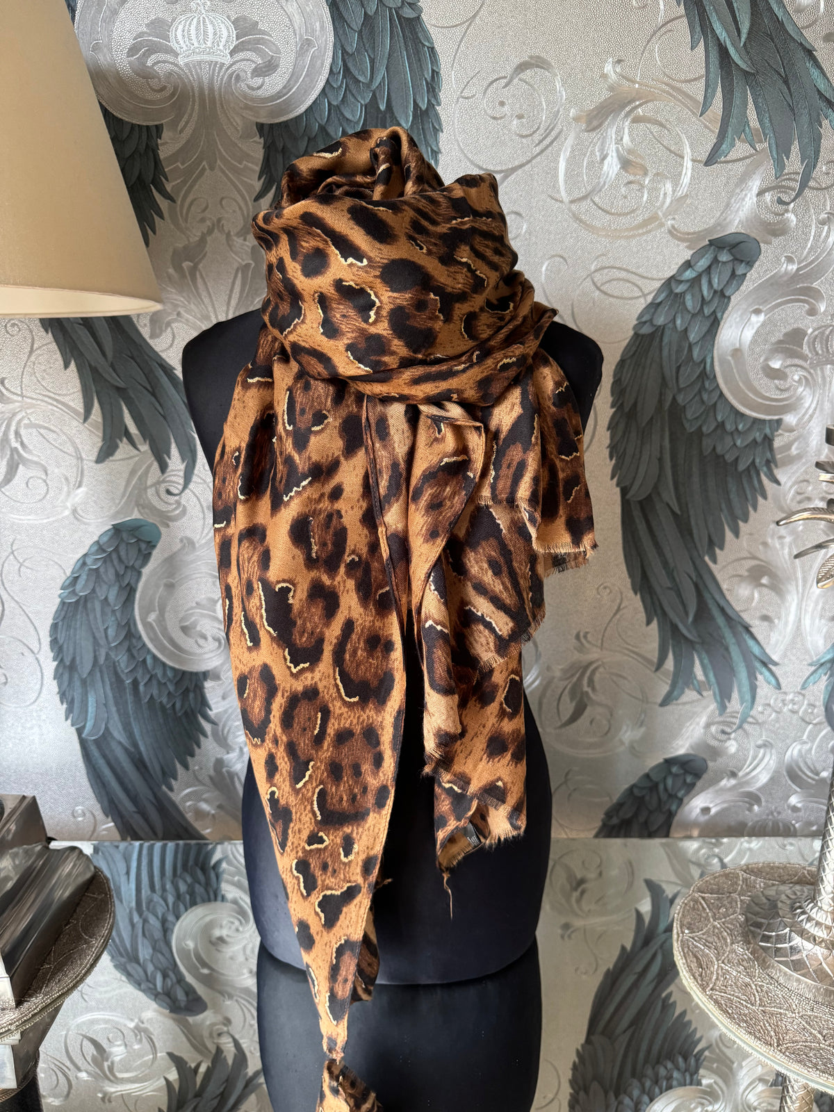 Leopard Print Scarf
