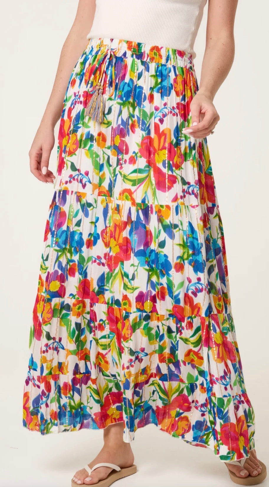 Floral Maxi Skirt