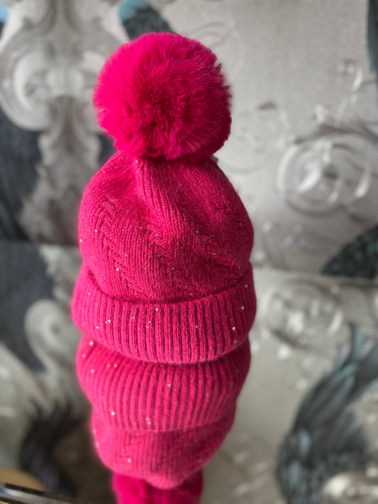 Subtle Sparkle Fleece Hat