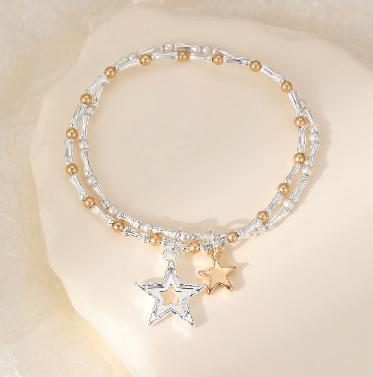 Double Strand Star Bracelet